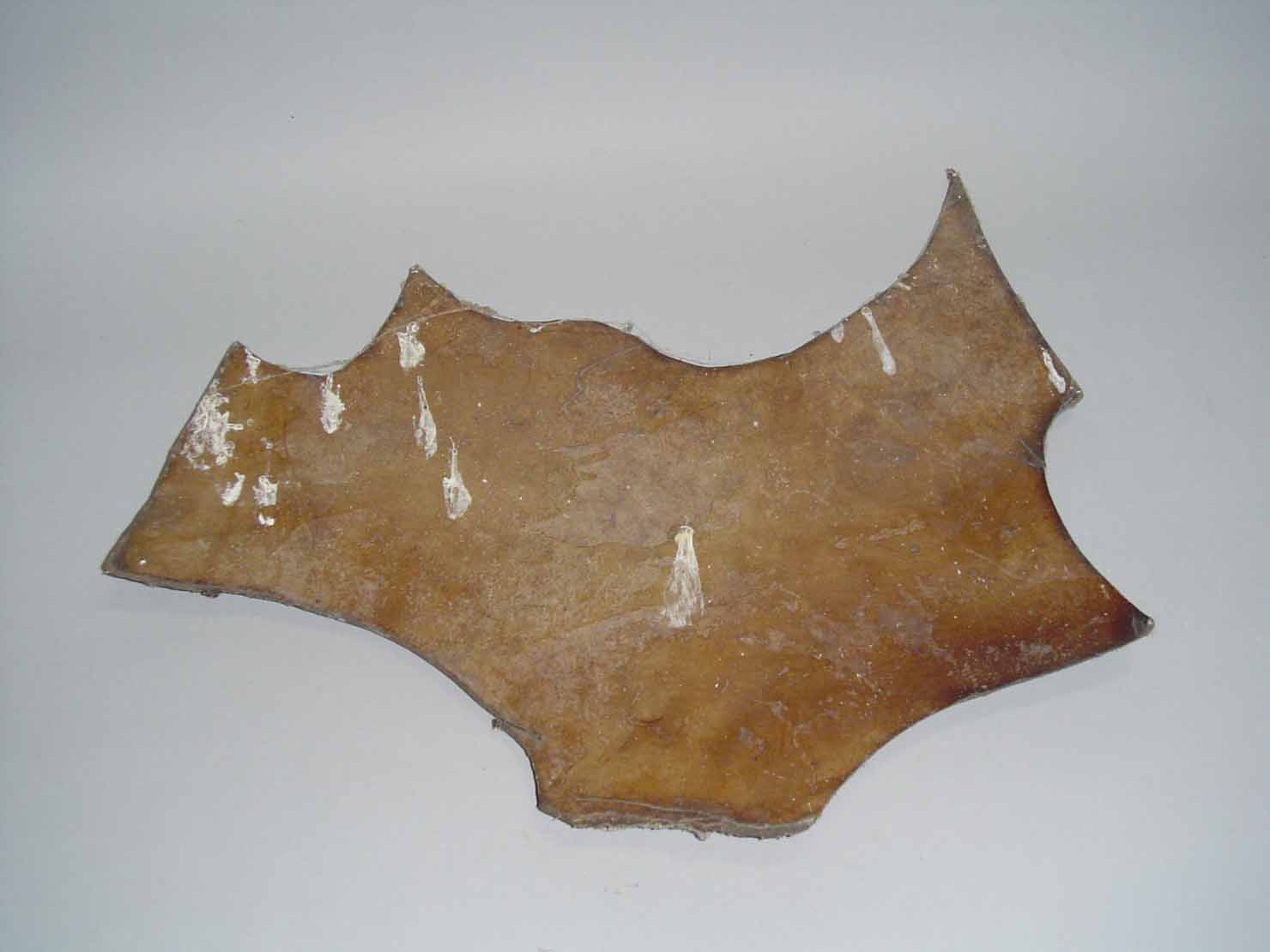 pezza di cuoio - produzione marchigiana (sec. XX prima metà)