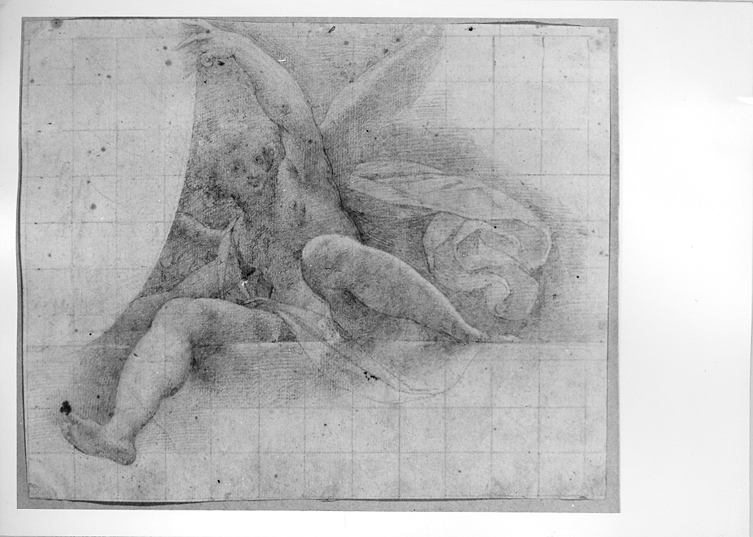angelo (disegno preparatorio) di Roncalli Cristoforo detto Pomarancio (inizio sec. XVII)