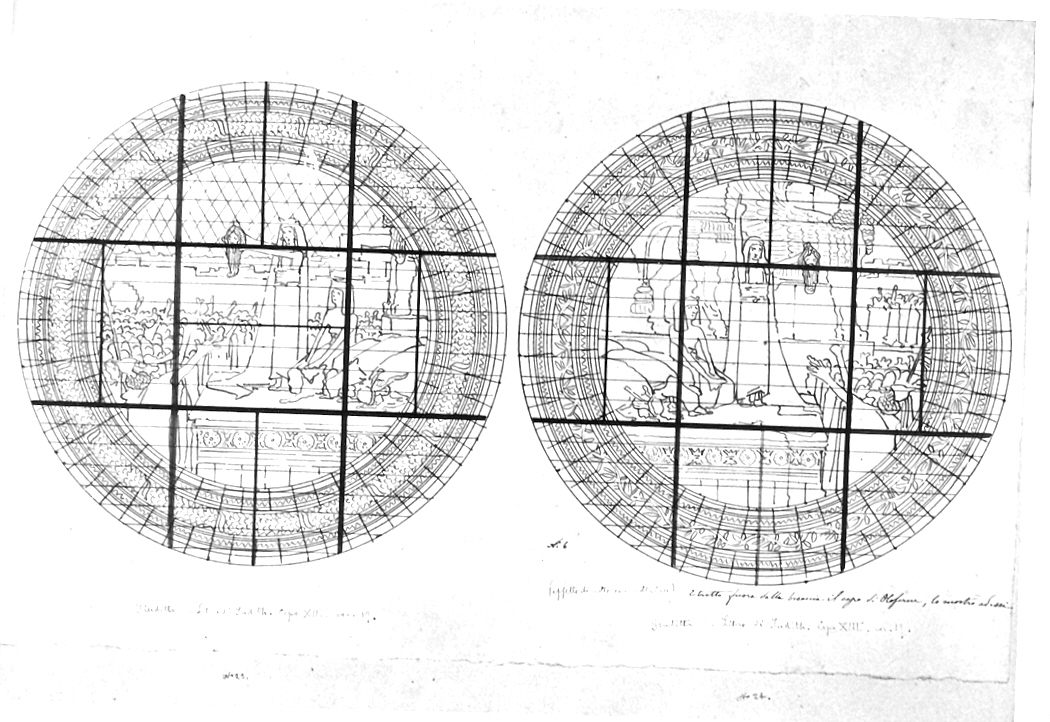 Giuditta con la testa di Oloferne (disegno) di Maccari Cesare (ultimo quarto sec. XIX)