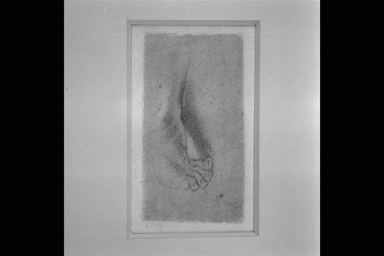 piede (disegno) - ambito italiano (fine sec. XVI)