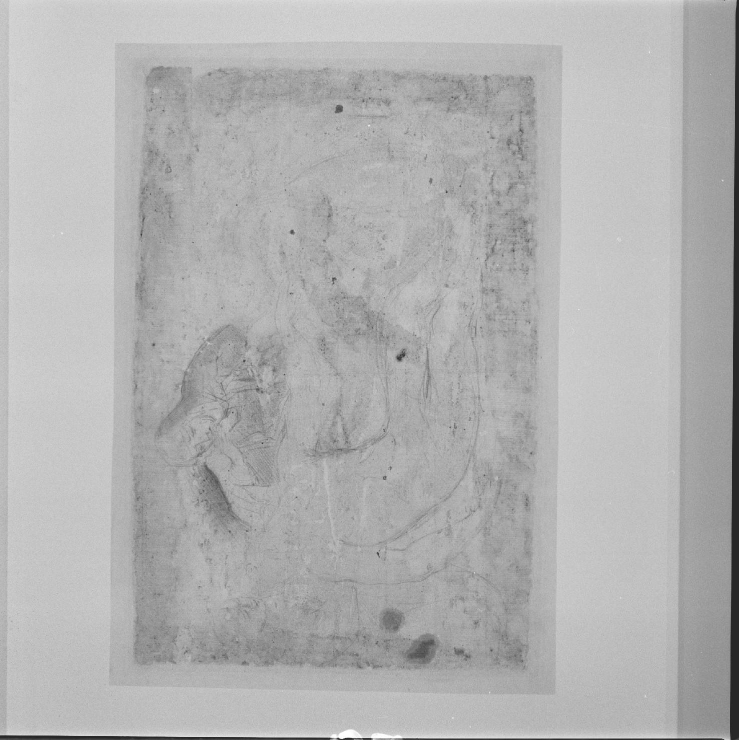 pietà (disegno) - ambito romano (sec. XVII)