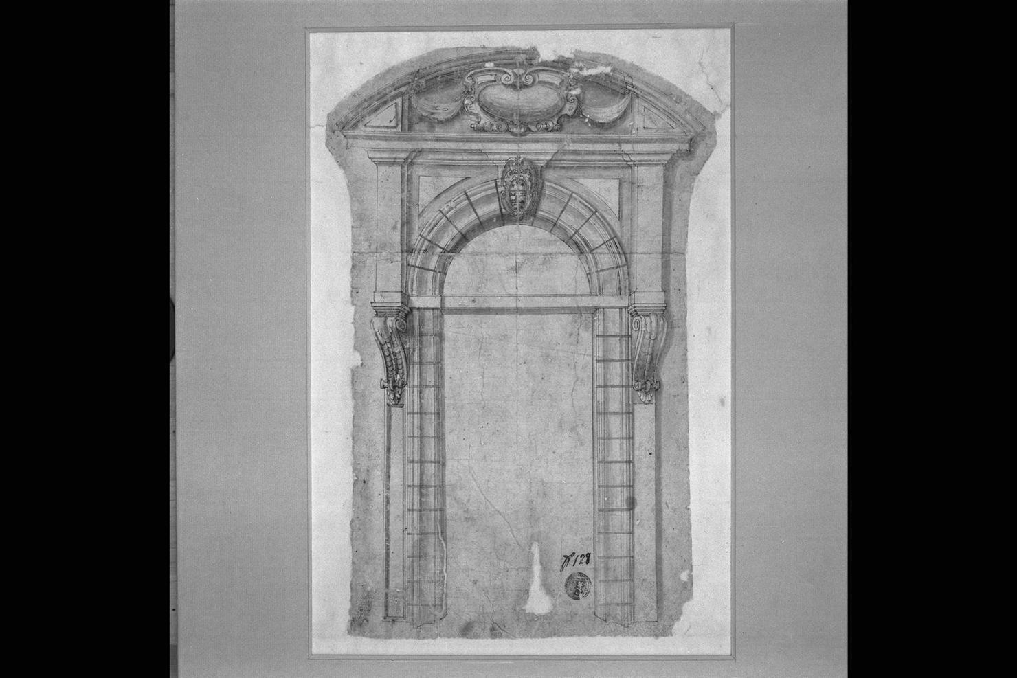 portale (disegno) - ambito Italia centrale (sec. XVI)