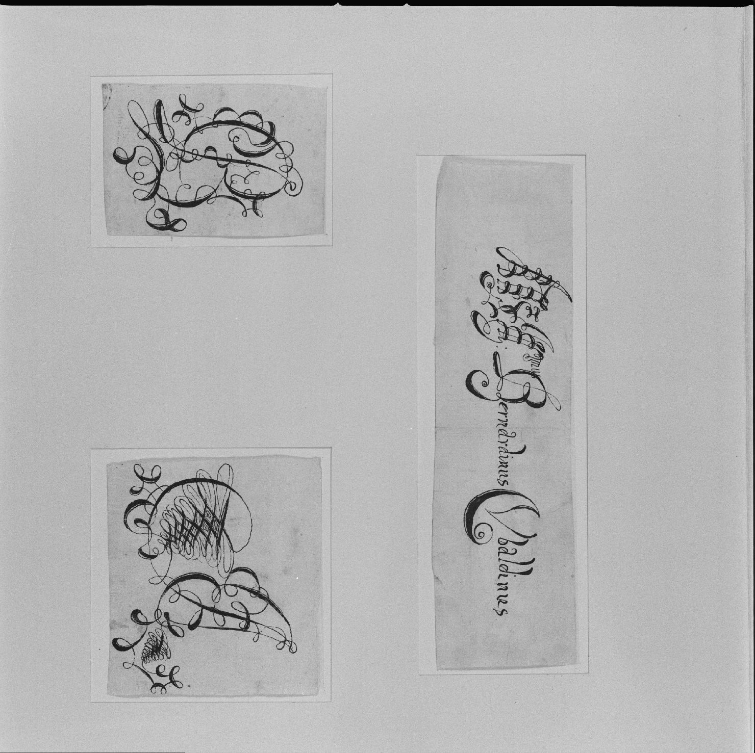 monogramma (disegno) - ambito marchigiano (sec. XVII)