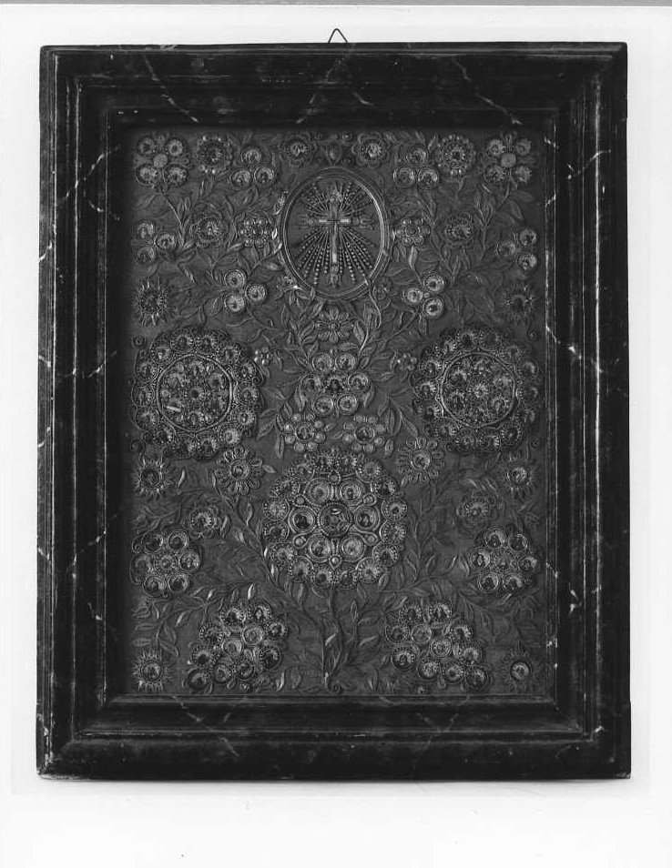 reliquiario fitomorfo - bottega marchigiana (sec. XVIII)