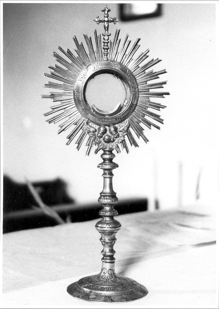 ostensorio - bottega marchigiana (sec. XVIII)