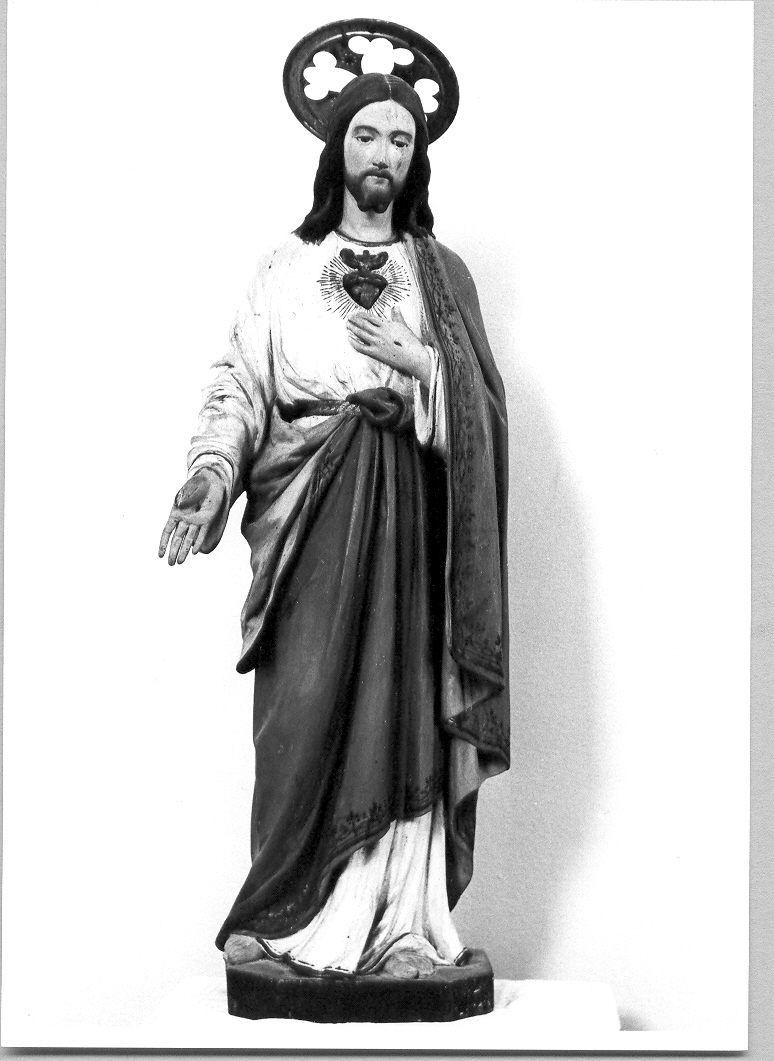 Sacro Cuore di Gesù (statua) - ambito marchigiano (metà sec. XX)