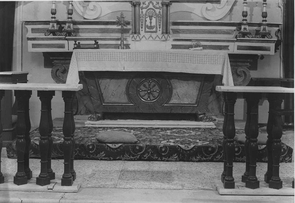 altare maggiore - bottega marchigiana (fine sec. XVIII)