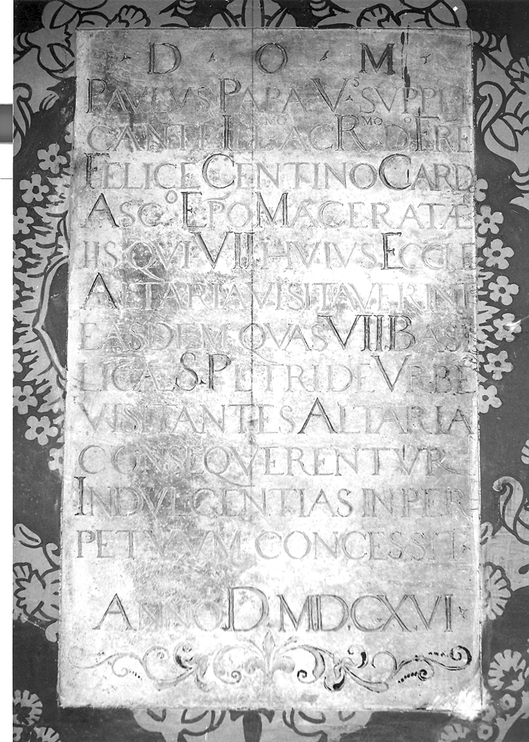 lapide commemorativa - bottega marchigiana (sec. XVII)