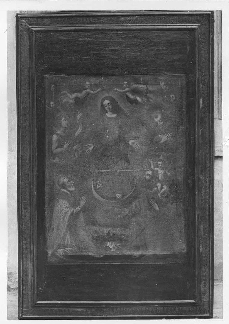 Immacolata Concezione e santi (dipinto) - ambito marchigiano (sec. XVIII)