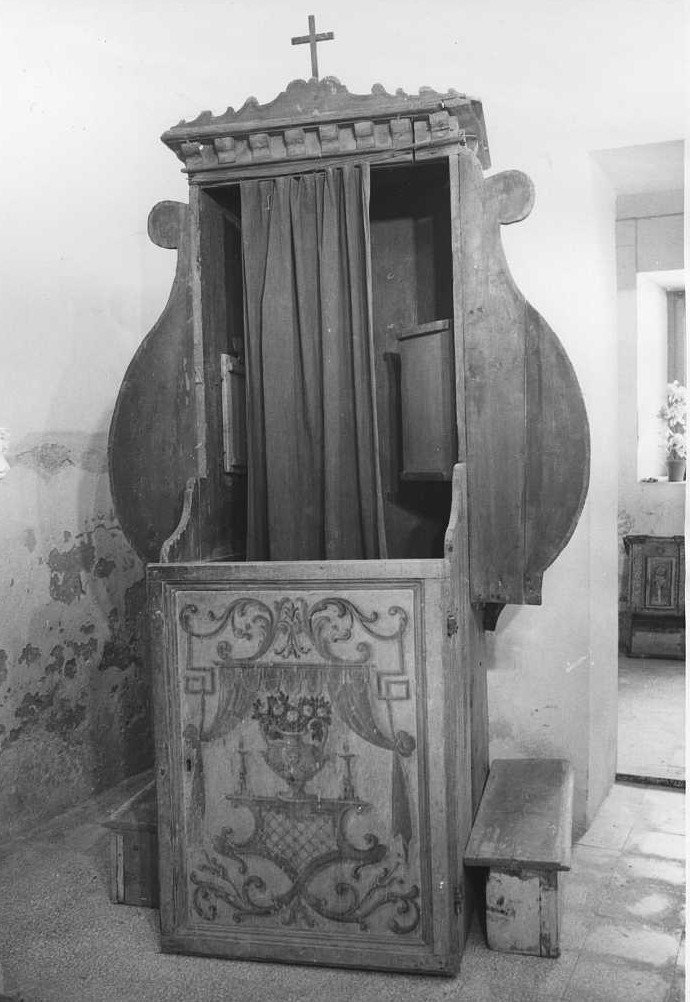 confessionale, insieme - bottega marchigiana (sec. XIX)