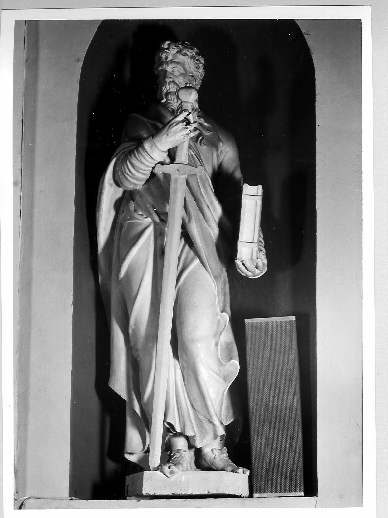 San Filippo Apostolo (statua, elemento d'insieme) di Polinovo G. B (seconda metà sec. XVIII)