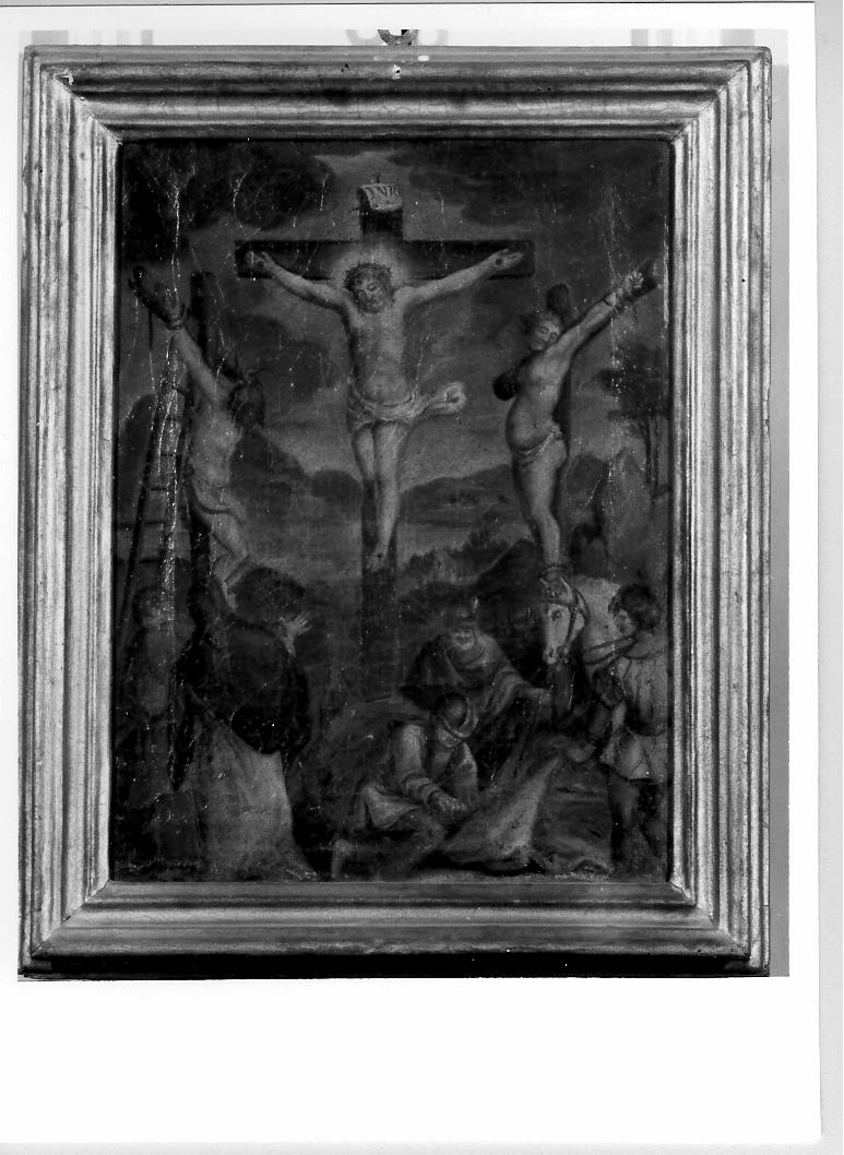 stazione XII: Gesù innalzato e morto in croce (Via Crucis, elemento d'insieme) - ambito marchigiano (fine/inizio secc. XVII/ XVIII)