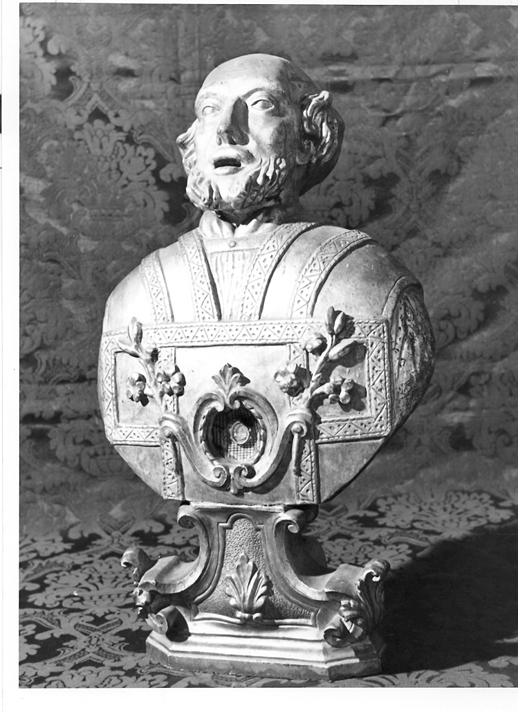 Sant'Andrea (reliquiario - a busto) - bottega marchigiana (prima metà sec. XVIII)