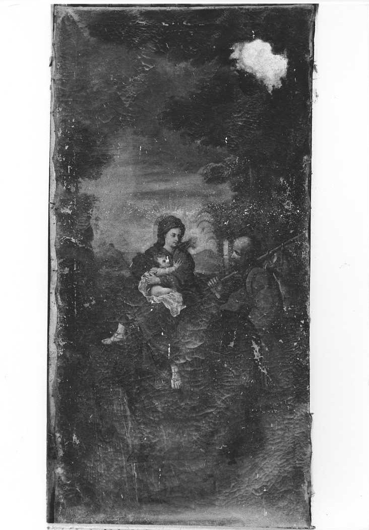 fuga in Egitto (dipinto) - ambito marchigiano (fine/inizio secc. XVI/ XVII)