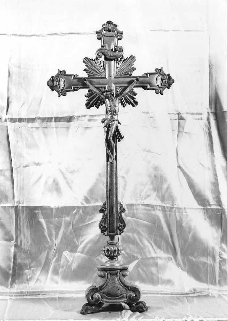 croce d'altare - bottega italiana (prima metà sec. XIX)