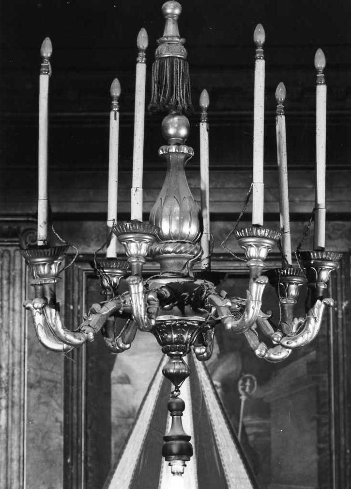 lampadario, serie - bottega italiana (sec. XIX)