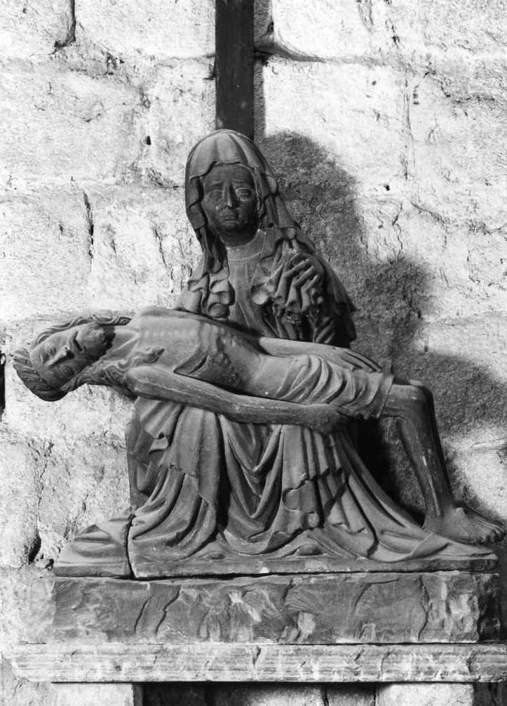 Pietà (scultura) - ambito tedesco (sec. XV)