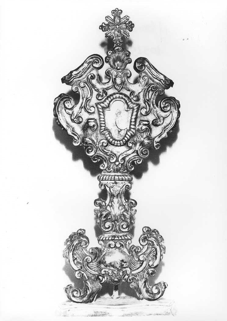 reliquiario - a ostensorio - bottega marchigiana (sec. XVIII)