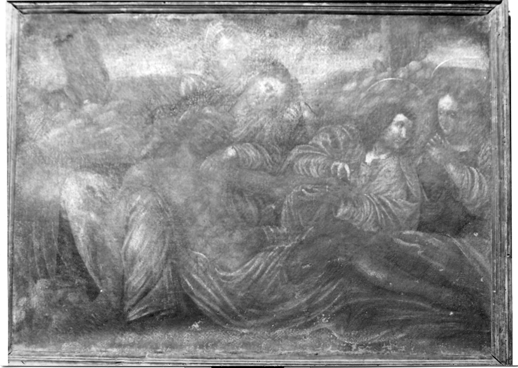 deposizione di Cristo dalla croce (dipinto) - ambito marchigiano (sec. XVII)