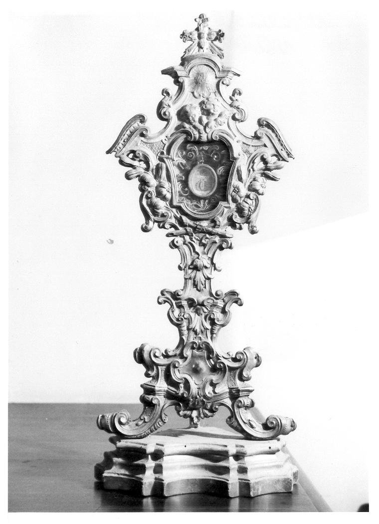 reliquiario - a ostensorio - bottega marchigiana (sec. XVIII)