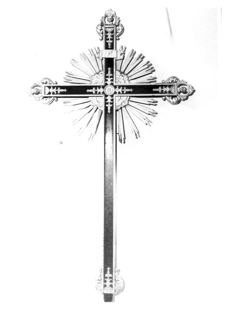 croce processionale - bottega marchigiana (sec. XVIII)