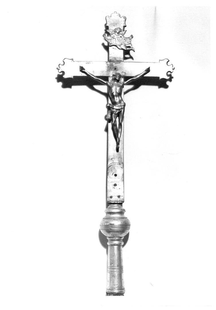 croce processionale - bottega marchigiana (sec. XVII, sec. XIX)
