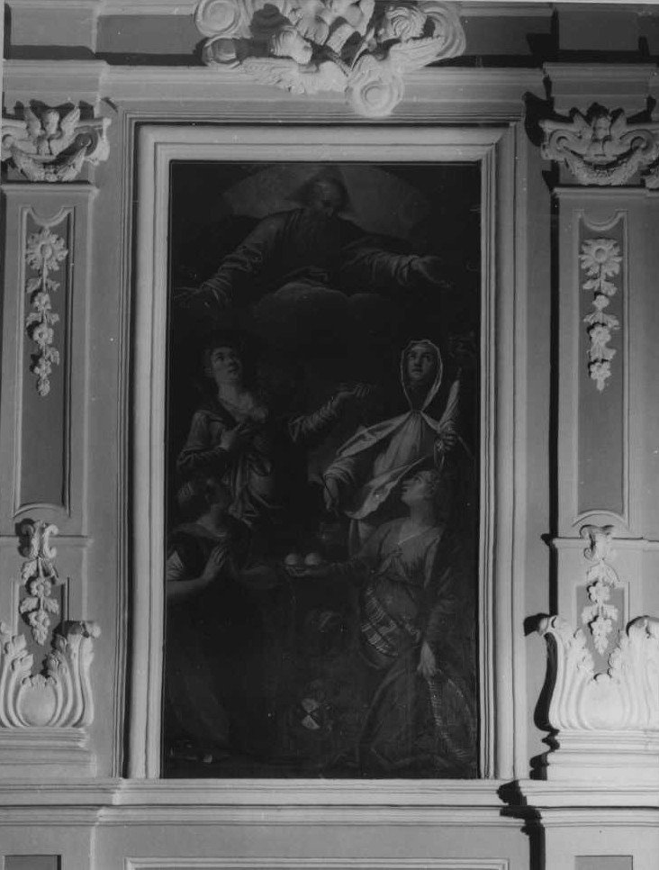 Dio Padre e Santi (dipinto) - ambito italiano (prima metà sec. XVII)