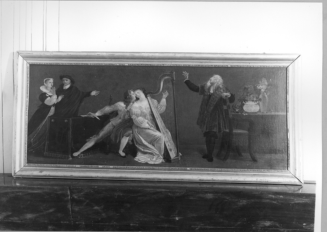 scena teatrale del "Milton" (dipinto) - ambito francese (primo quarto sec. XIX)