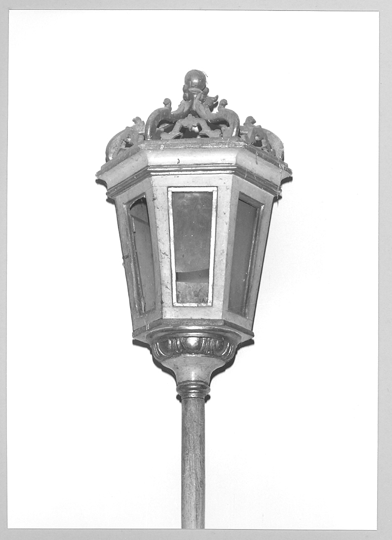 lanterna processionale - bottega marchigiana (secc. XVIII/ XIX)