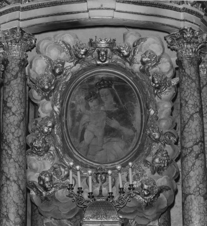 gloria di angeli (decorazione plastica) - bottega marchigiana (sec. XVIII)