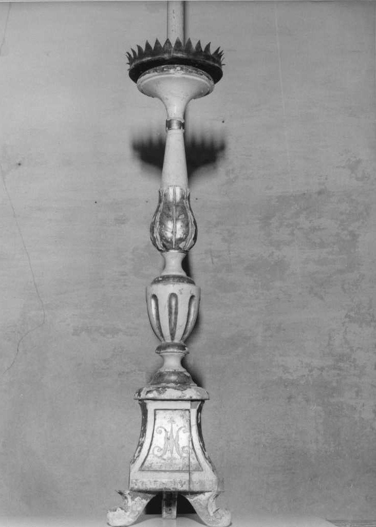 candelabro, serie - bottega marchigiana (sec. XIX)