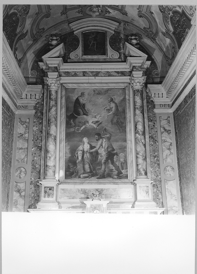 altare maggiore - bottega marchigiana (fine/inizio secc. XVIII/ XIX)