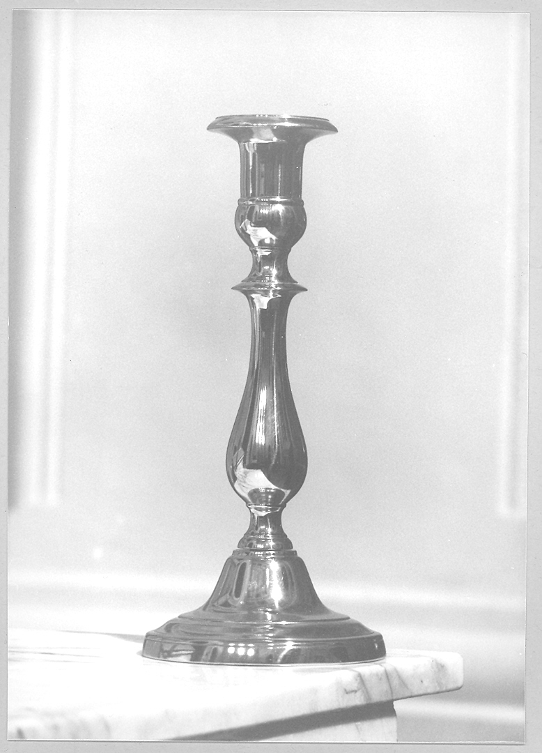 candeliere - bottega marchigiana (prima metà sec. XIX)
