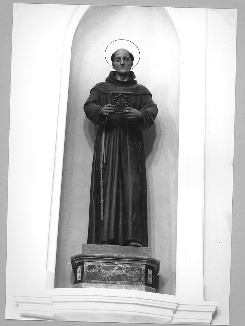 San Bernardino da Siena (statua) - bottega marchigiana (primo quarto sec. XX)