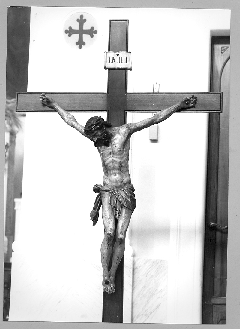 Cristo crocifisso (statua) - bottega marchigiana (fine/inizio secc. XVIII/ XIX)