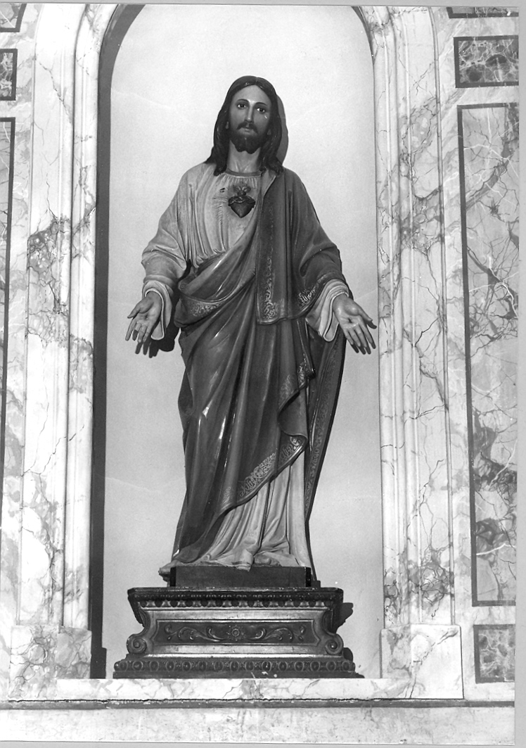 Sacro Cuore di Gesù (statua) - bottega marchigiana (primo quarto sec. XX)