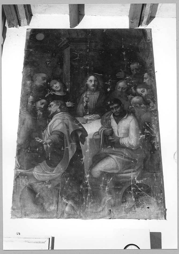 ultima cena (dipinto) di Sesti Girolamo (secc. XVI/ XVII)