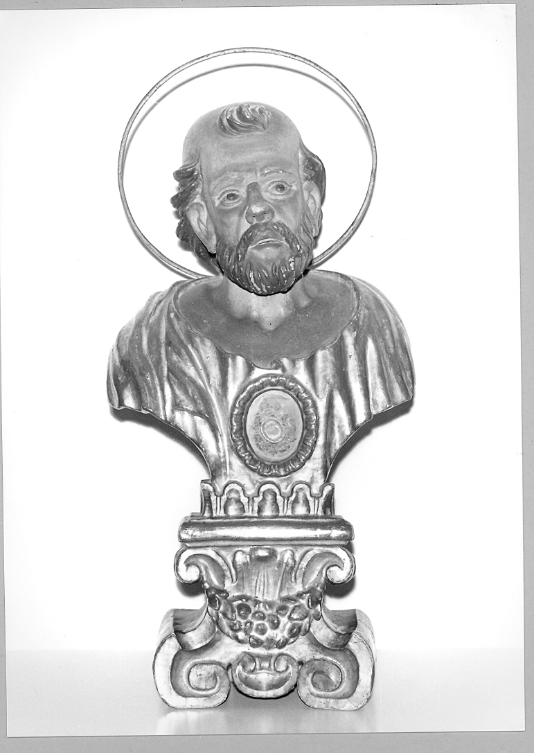 San Tommaso apostolo (reliquiario - a busto) - bottega marchigiana (inizio sec. XVIII)