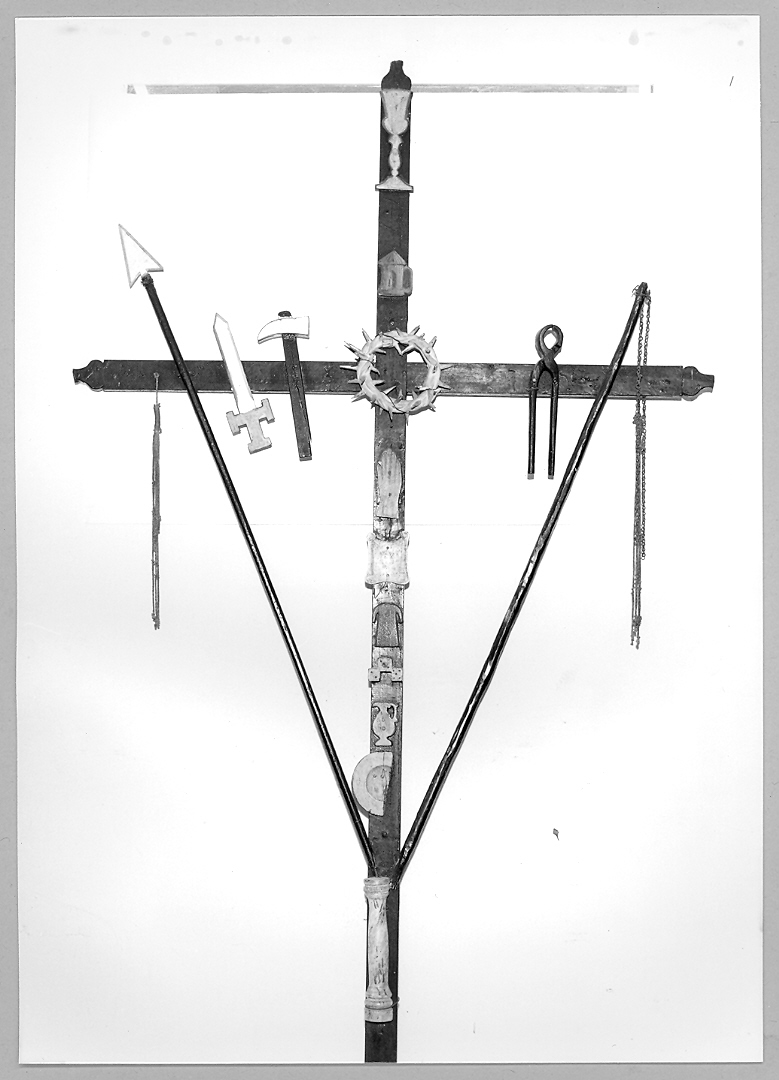 croce processionale - bottega marchigiana (inizio sec. XX)