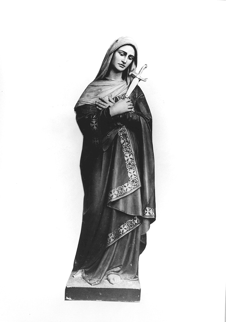 Madonna Addolorata (statua) di Mussner Antonio (inizio sec. XX)