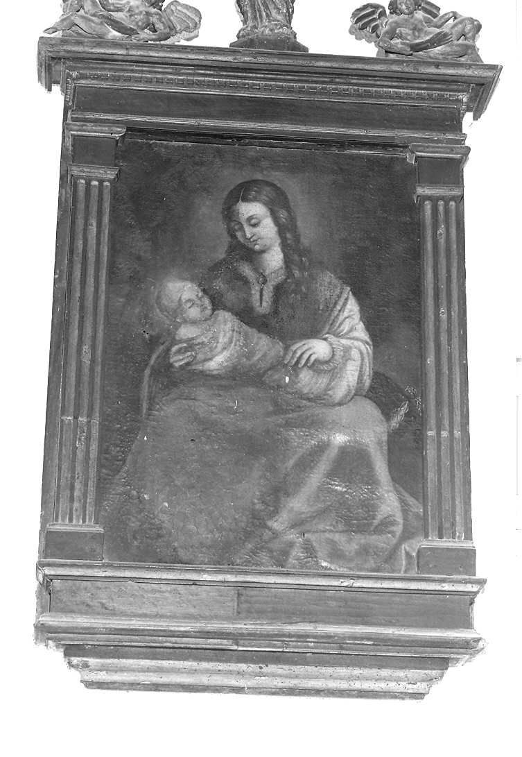 Madonna con Bambino (dipinto) - ambito marchigiano (secc. XVI/ XVII)