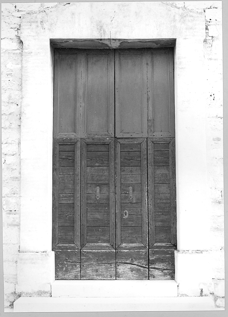 porta - a due battenti - bottega marchigiana (sec. XIX)