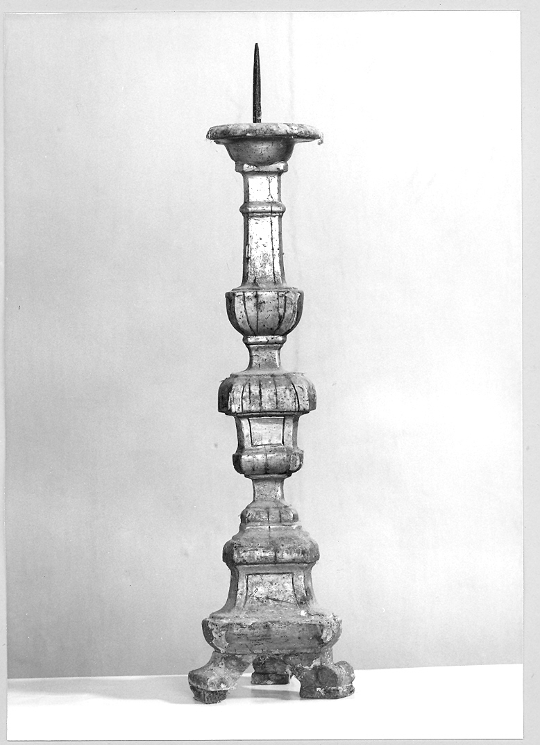 candeliere - bottega marchigiana (secc. XVIII/ XIX)