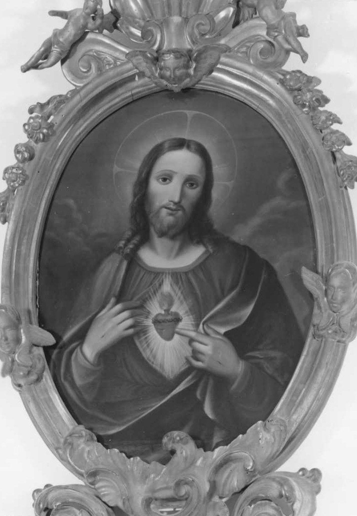 Sacro Cuore di Gesù (dipinto) di Starnari Filippo (sec. XIX)