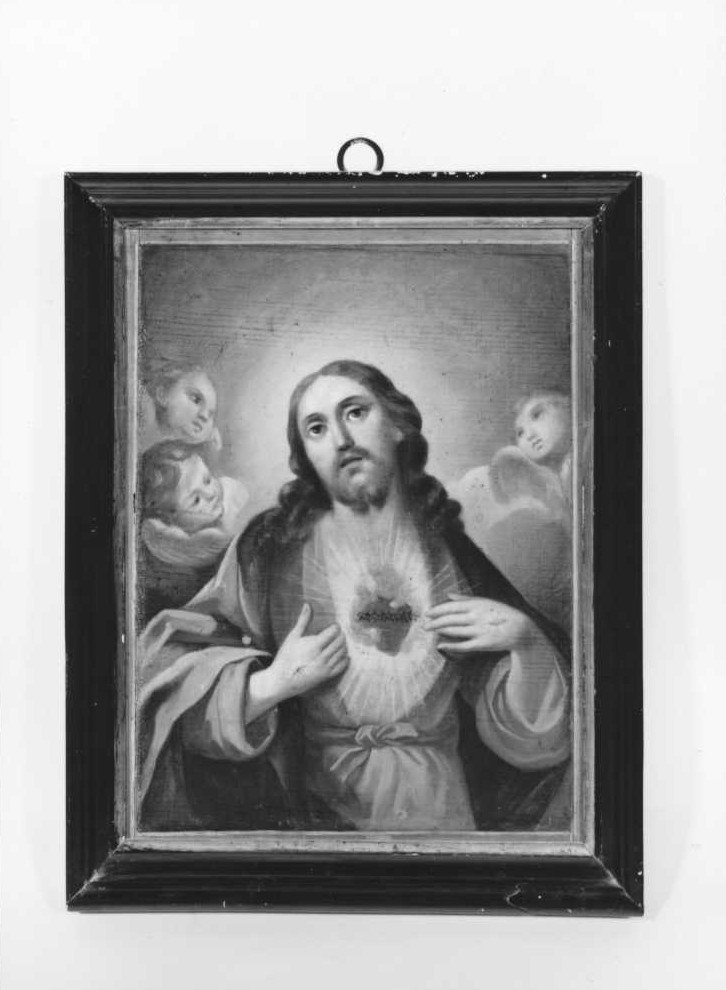 Sacro Cuore di Gesù (dipinto) di Alessi Antonio (sec. XIX)