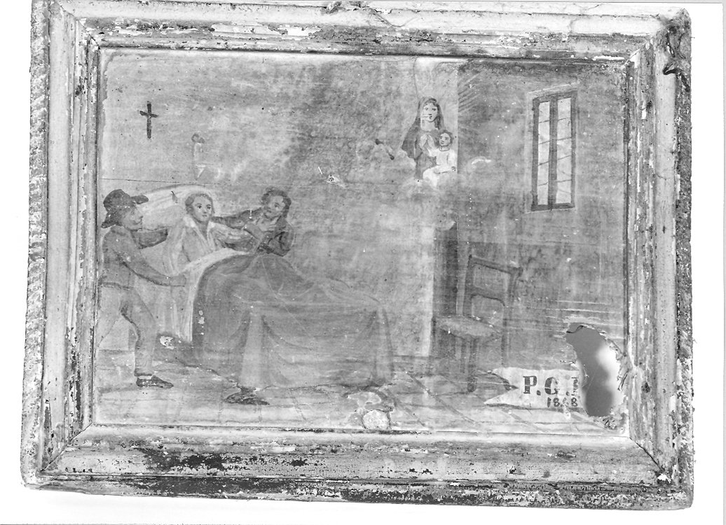 Miracolo della Madonna di Tornazzano, miracolo della Madonna (ex voto) - ambito marchigiano (sec. XIX)