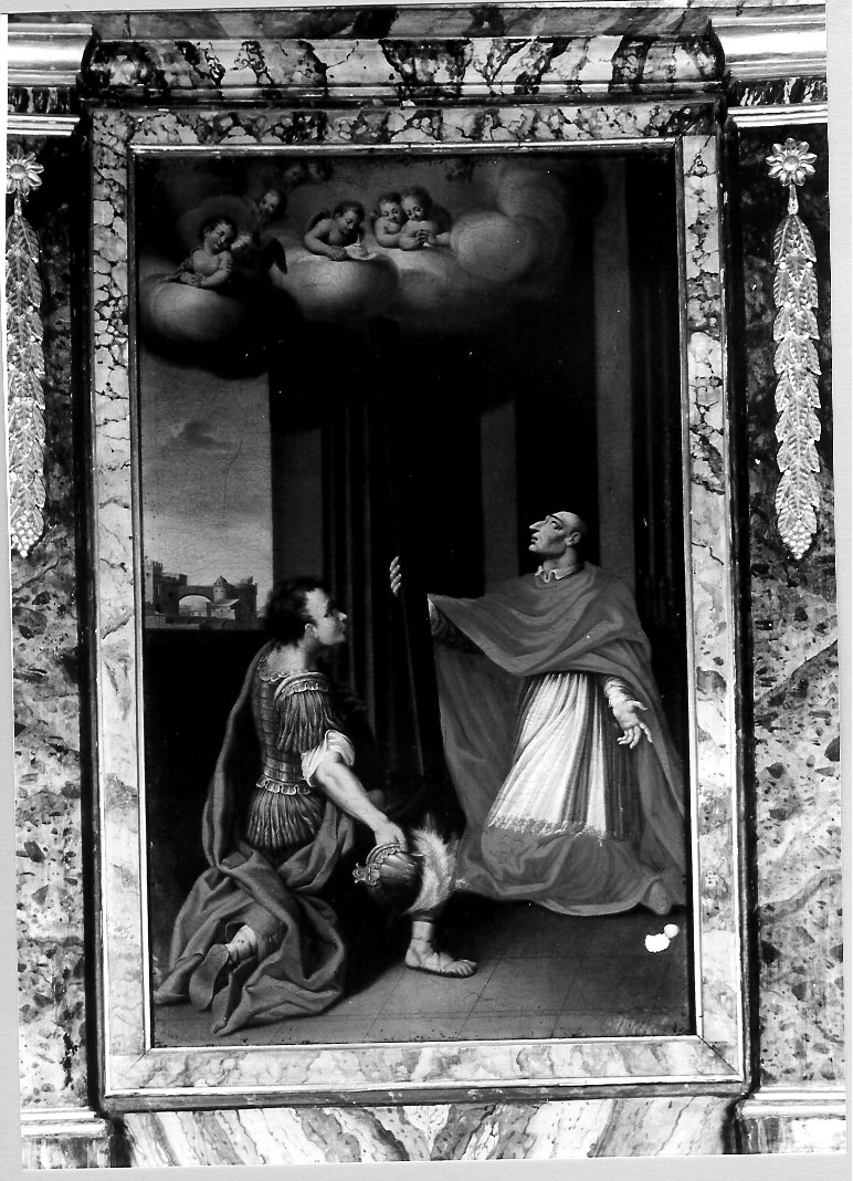 S. Vittore e S. Carlo Borromeo (dipinto, opera isolata) - ambito marchigiano (seconda metà sec. XVIII)