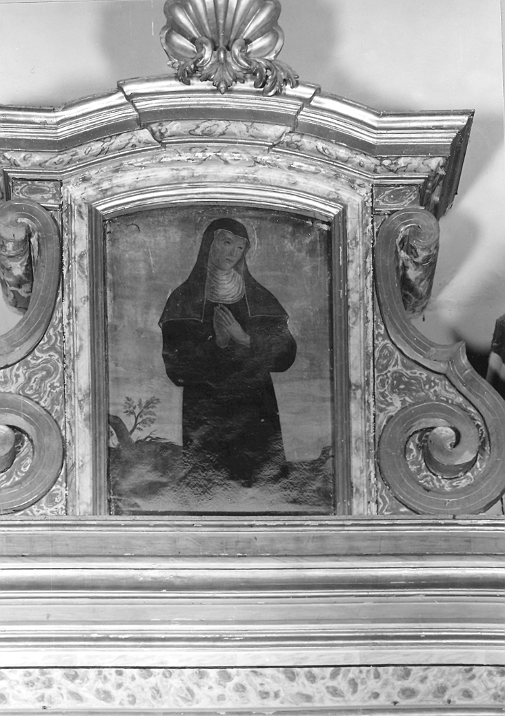 santa agostiniana (dipinto, opera isolata) - ambito marchigiano (sec. XVIII)