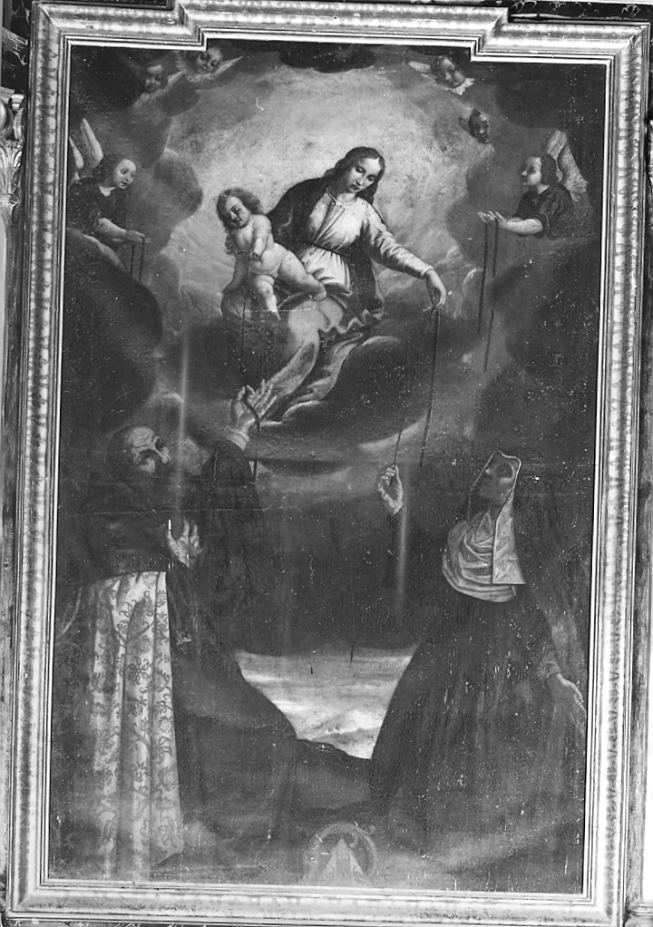 Madonna della Cintola tra santi agostiniani (dipinto, opera isolata) - ambito fiammingo (seconda metà sec. XVI)
