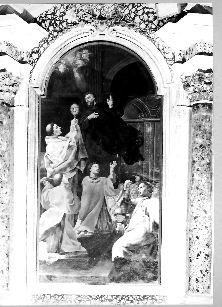 miracolo di S. Francesco (dipinto, opera isolata) - ambito Italia centrale (seconda metà sec. XVIII)